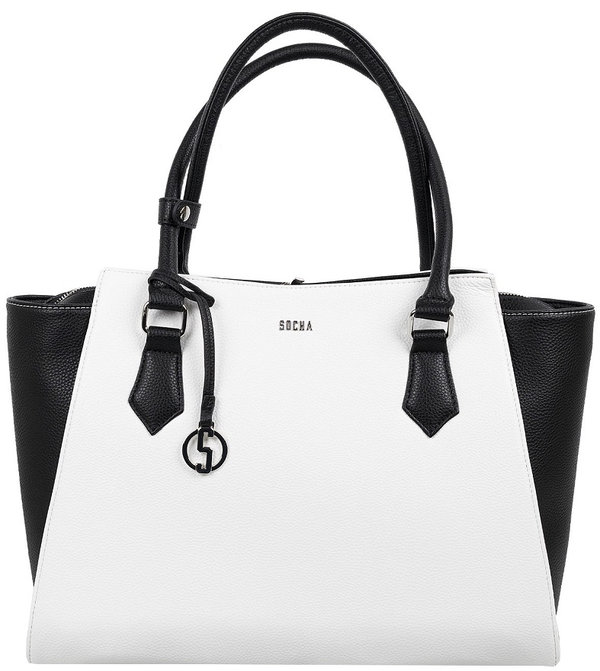 Socha Caddy Black & White Damen Business Tasche 15.6″